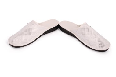 Erkekler beyaz terlik