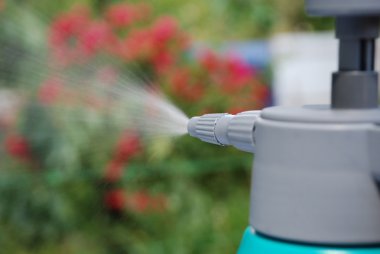 Bir sprey şişesinde