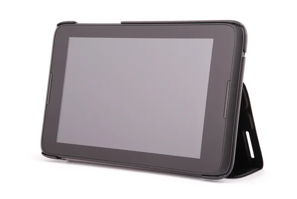 태블릿 Pc (클리핑 경로 흰색 배경에 고립 된 블랙) — 스톡 사진