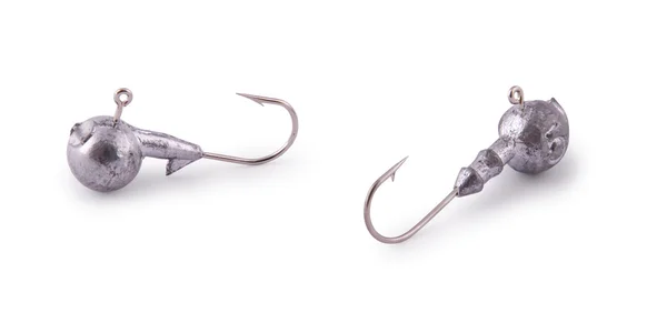 Hook, artificial bait, jig (Clipping path) — Stock Photo, Image