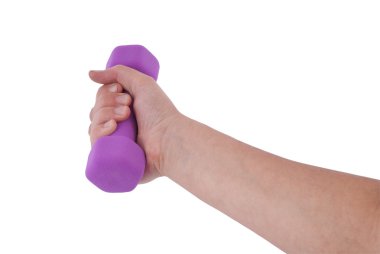 pembe dumbell el (kırpma yolu)