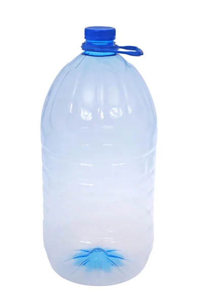 Een grote fles water (uitknippad) — Stockfoto