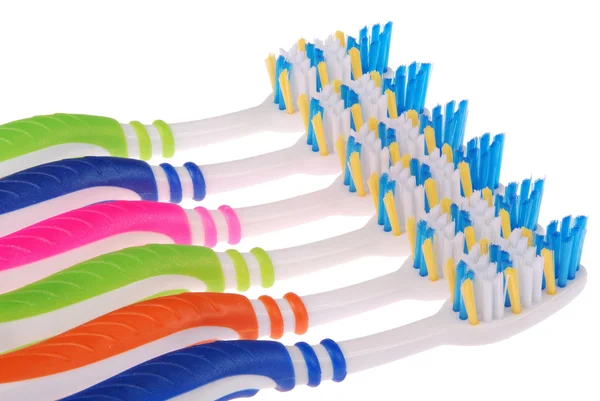 Toothbrushes (clipping path) — Stock Photo, Image