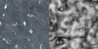 İç mekan için doğal cilalı beton duvar deseni, baskılar, tekstil, ambalaj, duvar kağıdı, web sitesi vs. Yüksek çözünürlüklü fotoğraf filtresi. Grunge filtresi. Alfa kanalı üzerinden kireçtaşı arkaplanı.