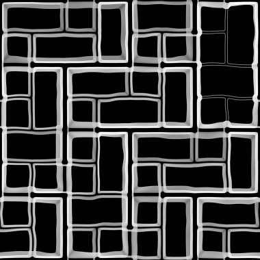 Geometrik oymalı soyut kumtaşı duvar deseni. Grunge filtresi. Parmak izi, tekstil, ambalaj, duvar kağıdı, web sitesi için şablon. Yüksek çözünürlüklü fotoğraf filtresi.