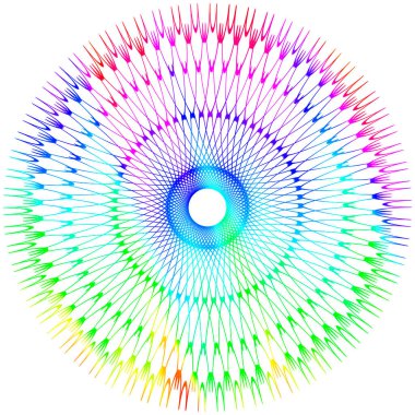 Çift vuruşlu basit gökkuşağı çizgileri. Metin dekorasyonu için monogram boş. Tebrik kartları, belgeler veya düğün davetiyeleri için mürekkep deseni.