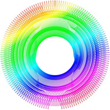 Çift vuruşlu basit gökkuşağı çizgileri. Metin dekorasyonu için monogram boş. Tebrik kartları, belgeler veya düğün davetiyeleri için mürekkep deseni.