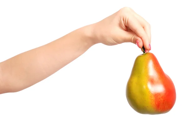 One Yellow pear — Stock Photo, Image