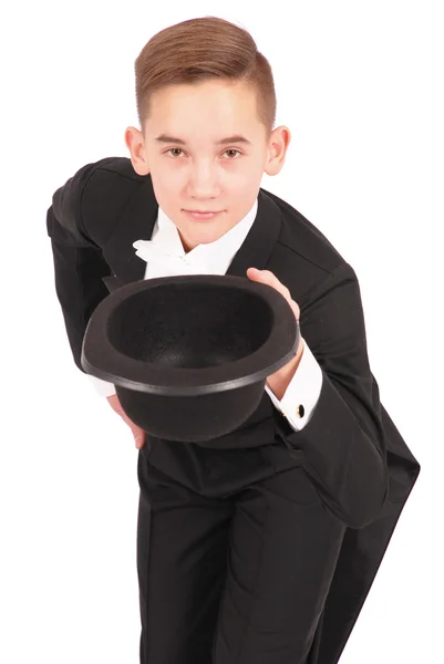 Boy in a suit — Stock Photo, Image