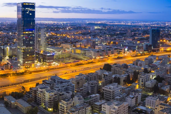 Tel aviv Ao pôr-do-sol — Fotografia de Stock