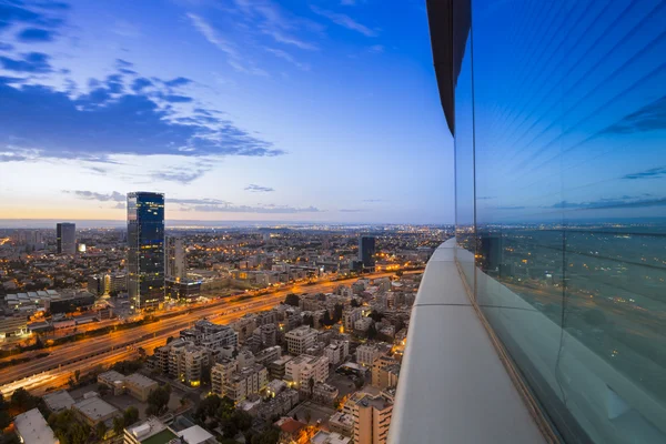 Gün batımında tel aviv — Stok fotoğraf