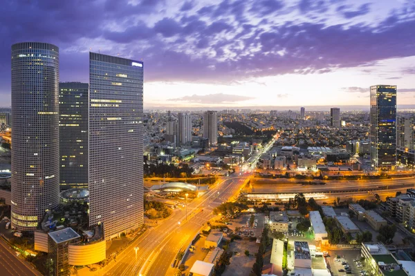 Tel Aviv at sunset Stock Picture