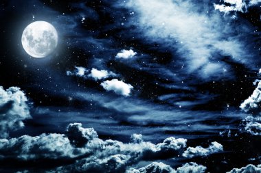 Yıldızlı gece gökyüzü