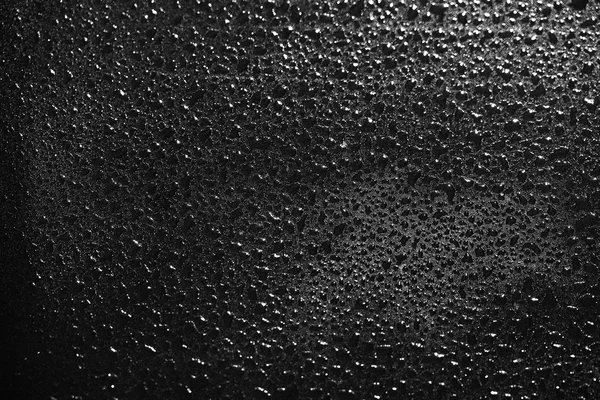 Gotas de agua sobre fondo negro —  Fotos de Stock