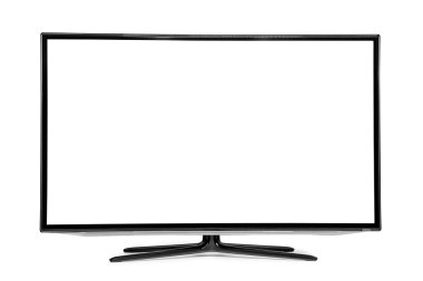 beyaz izole monitör