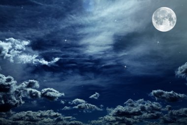 Yıldızlı gece gökyüzü