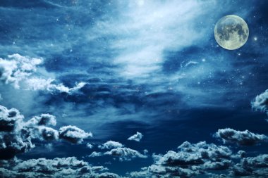 Yıldızlı gece gökyüzü