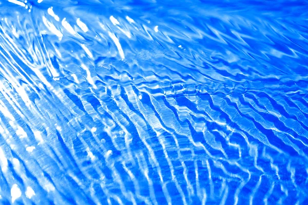 Blue rippled water — Stock Photo, Image