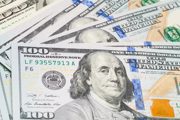 100 dollar bills — Stock Photo, Image