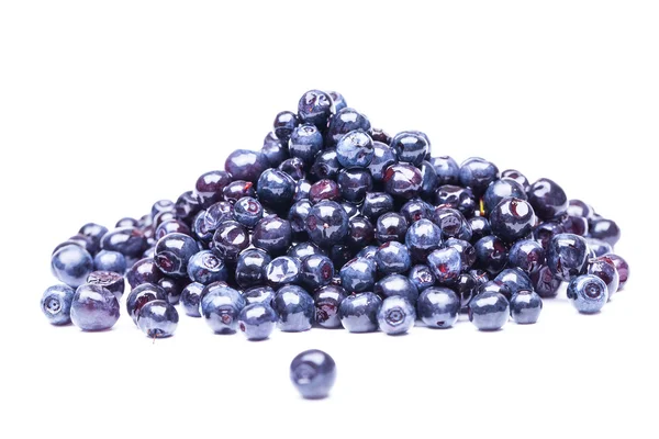 Blueberry on white — Stock Photo, Image