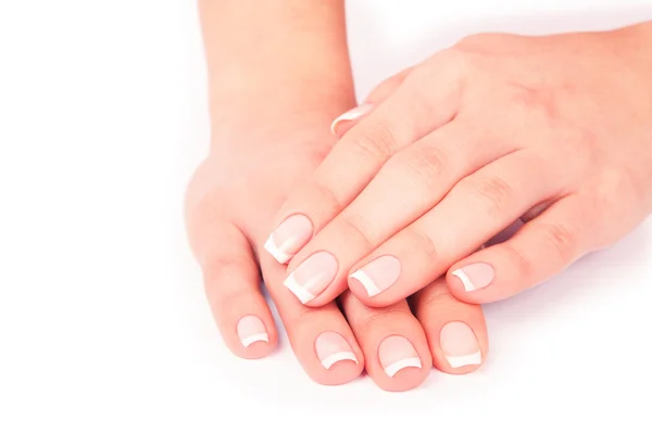 Vrouw nagels — Stockfoto