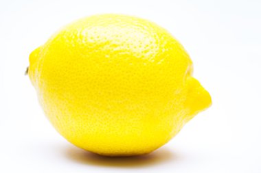 beyaz üzerine limon