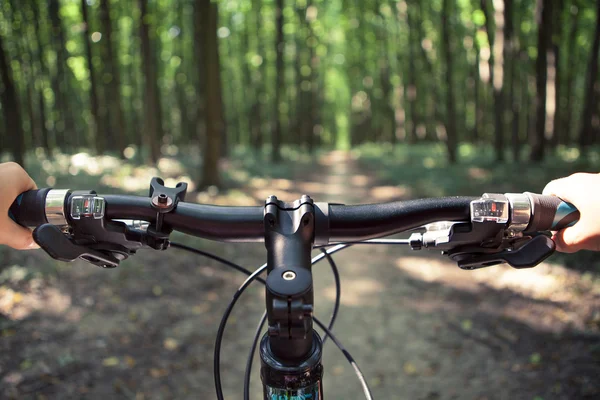 Horská cyklistika — Stock fotografie