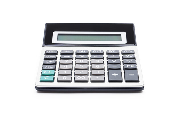 Calculator on white