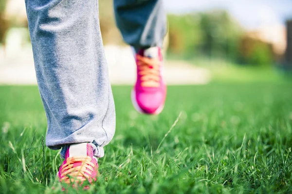 Athletic pair of feet — Stock Photo, Image