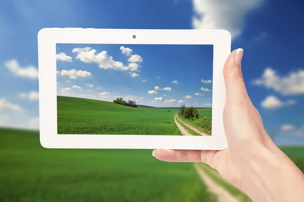 Tablet computer — Stock Photo, Image