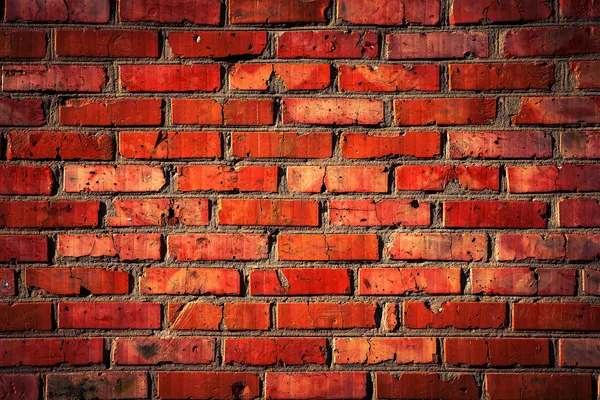 Old grunge brick wall background — Stock Photo, Image