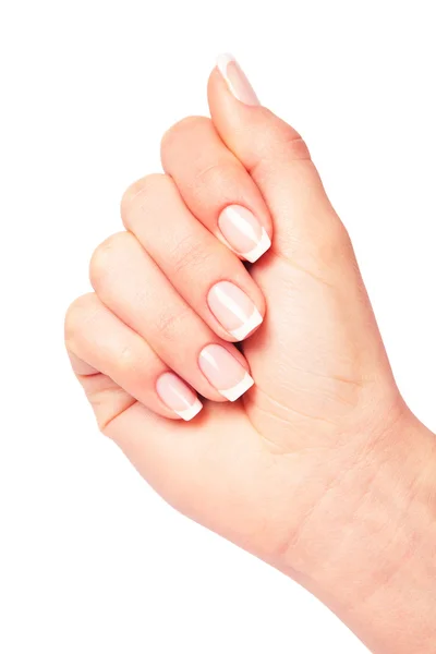 Vård för sinnlighet kvinna naglar — Stockfoto