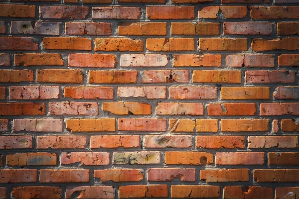 Old grunge brick wall background — Stock Photo, Image