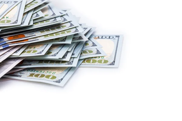 Peníze izolovaných na bílém pozadí — Stock fotografie