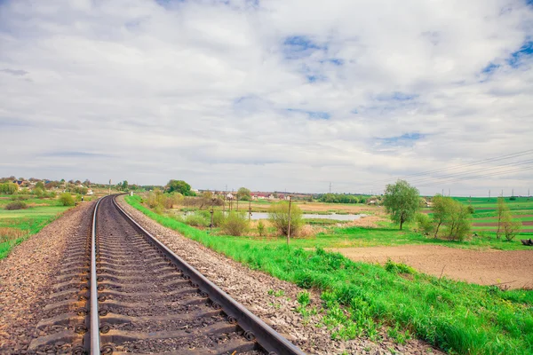 Railroad tracks — Stock Photo, Image