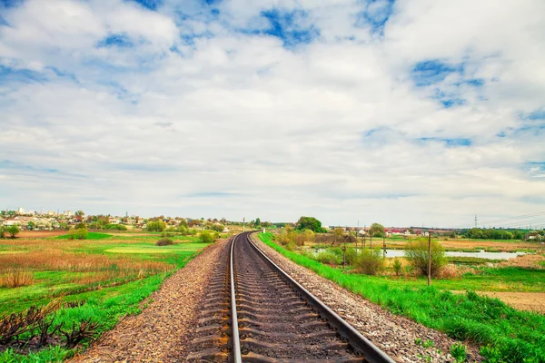 Railroad tracks — Stock Photo, Image