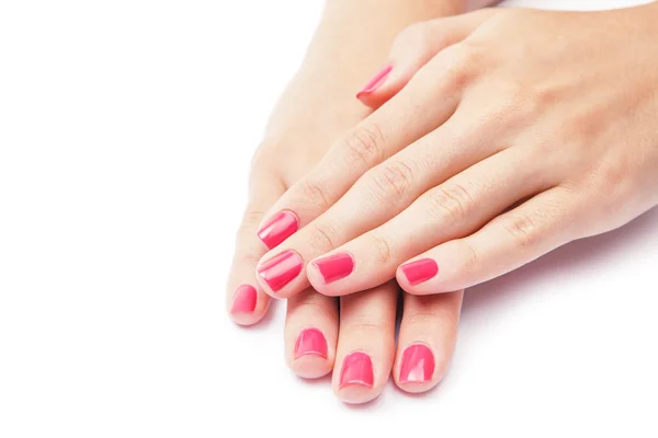 Zorg voor sensualiteit vrouw nagels — Stockfoto