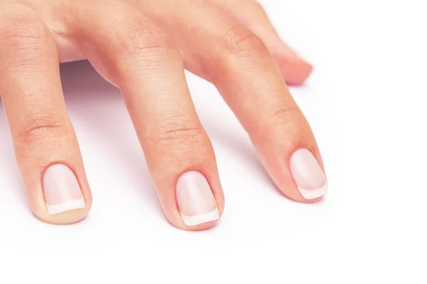 Cuidado para sensualidade unhas mulher — Fotografia de Stock