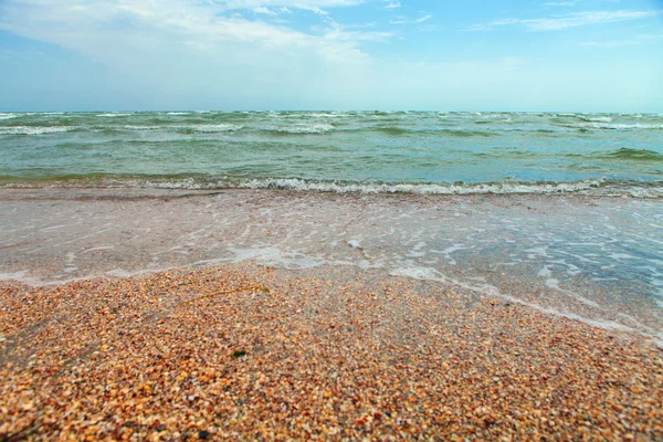 Ciel bleu, soleil et mer — Photo