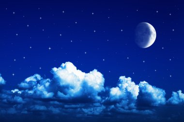 Yıldızlı gece gökyüzü