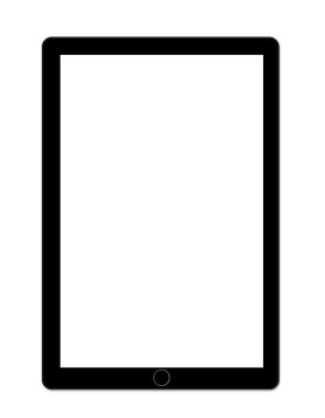 Siyah boş tablet