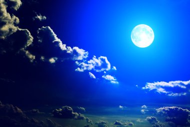 Yıldızlı gece gökyüzü