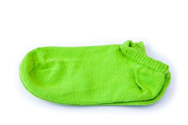 yeşil küçük çorap