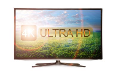 doğal peyzaj ile modern monitör