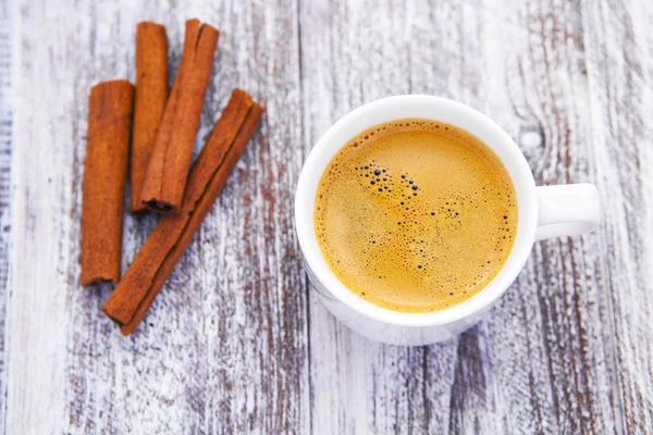 Weiße Kaffeetasse — Stockfoto