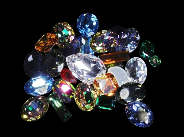 The crystal diamonds — Stock Photo, Image