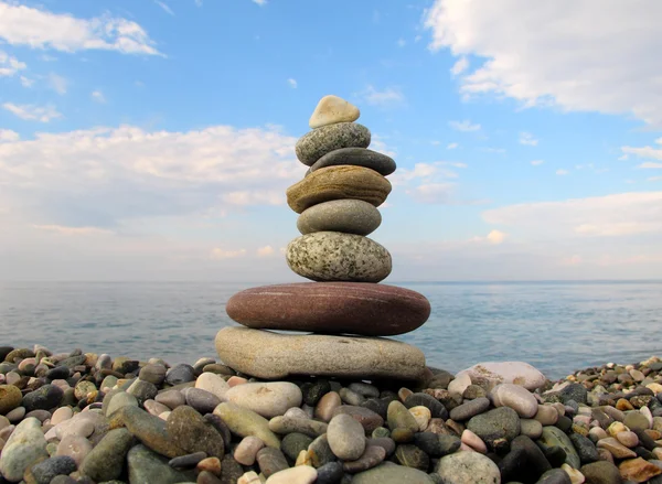 Zee pebble toren — Stockfoto