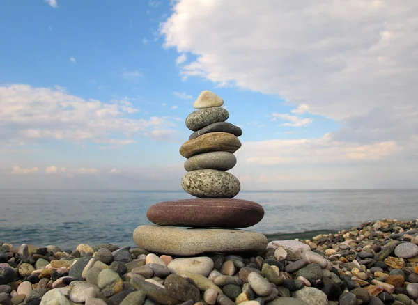 Zee pebble toren — Stockfoto