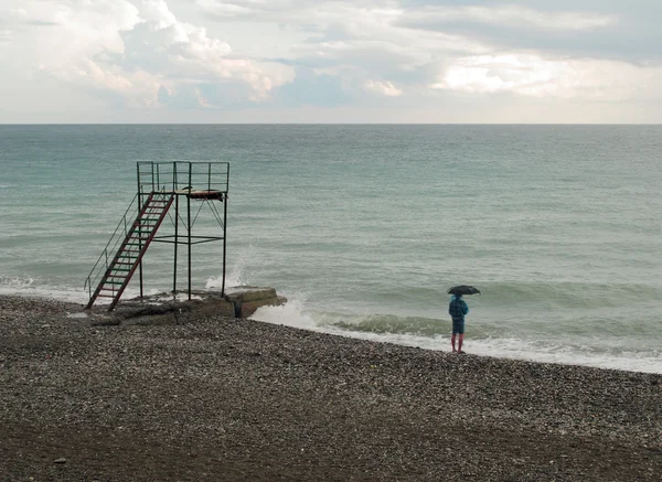 Tormenta en la playa de Abjasia —  Fotos de Stock