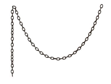 siyah metal zincir